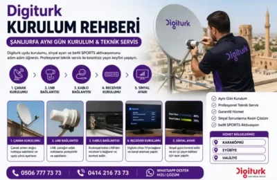 Şanlıurfa Digiturk uydu kurulum ve teknik servis hizmeti – profesyonel Digiturk kurulum rehberi