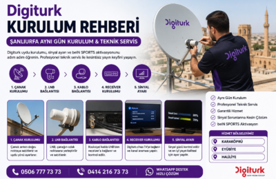 Şanlıurfa Digiturk uydu kurulum ve teknik servis hizmeti – profesyonel Digiturk kurulum rehberi