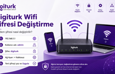 Digiturk Wifi Şifresi Değiştirme modem ayarları